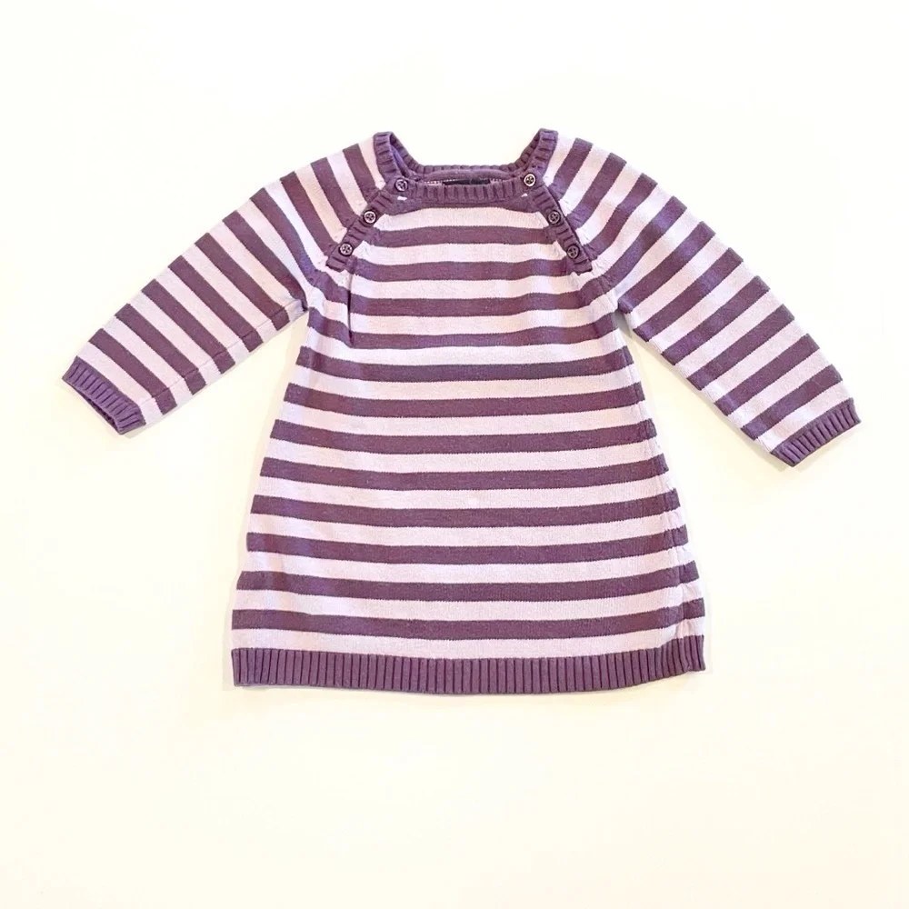 Gap 12-18 months striped sweater dress